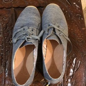 Joie denim espadrilles- never worn